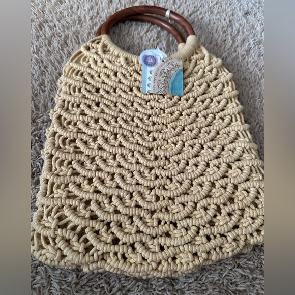 Sigrid Olsen Macrame Bag NWT - Picture 1 of 2